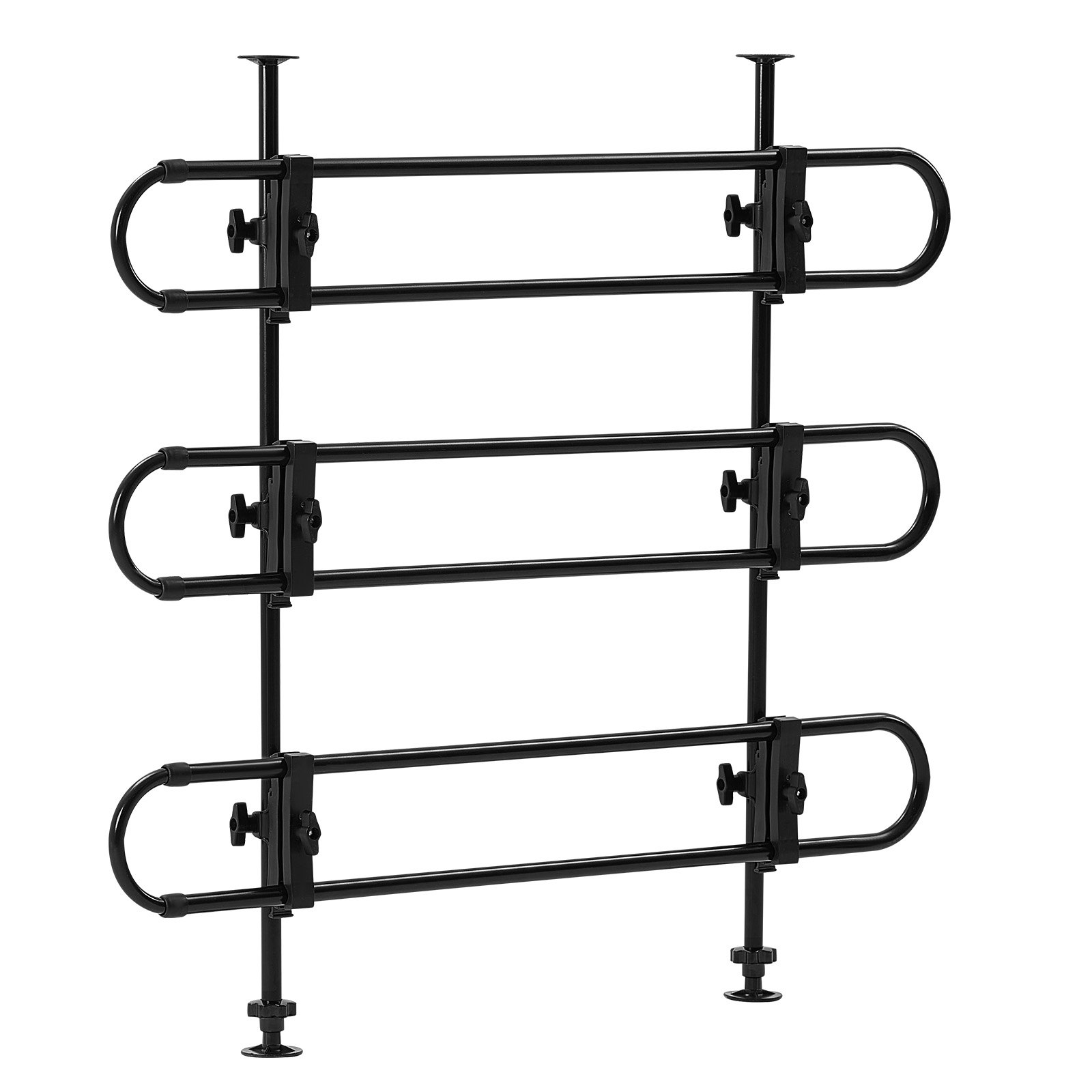 VEVOR Dog Car Barrier, Adjustable Divider, Dog Guard, Car Safety Barrier, Pet Barrier, Sturdy Metal Tube Divider, Universally Fitted Dog Car Barrier for SUVs, Trucks, and Vehicles, Black