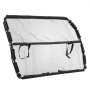 VEVOR Dog Car Barrier 127 cm Partition Dog Guard for Mounting on Front Seats Car Safety Barrier Pet Barrier with Mesh Fabric, Universally Fitted Dog Car Barrier for SUVs, Trucks, and Vehicles, Black
