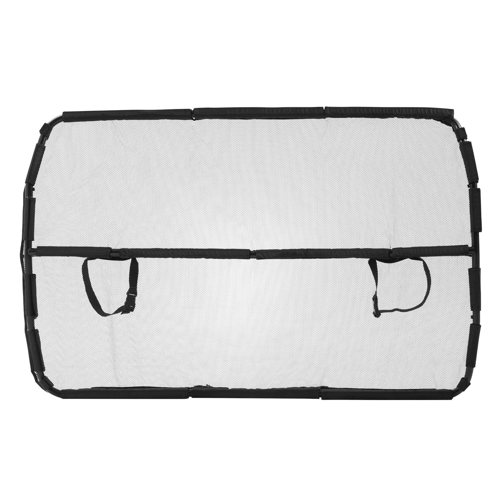 VEVOR Dog Car Barrier 127 cm Partition Dog Guard for Mounting on Front Seats Car Safety Barrier Pet Barrier with Mesh Fabric, Universally Fitted Dog Car Barrier for SUVs, Trucks, and Vehicles, Black