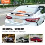 VEVOR Alerón de Coche, Alerón Universal de 1175 x 235 x 125 mm, Compatible con la Mayoría de los Sedanes y Cupés, Material ABS de Alta Resistencia, Alerón Trasero de Coche de Color Negro Brillante