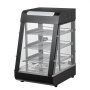 VEVOR 3-Tier Commercial Food Warmer, 1000W Food Warmer with Light, Adjustable Shelf and Temperature Display, 30℃ - 85℃ Steam Heating, 57L Capacity for Hamburgers, Pizza, Bread, Roast Chicken