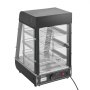 VEVOR 3-Tier Commercial Food Warmer, 1000W Food Warmer with Light, Adjustable Shelf and Temperature Display, 30℃ - 85℃ Steam Heating, 57L Capacity for Hamburgers, Pizza, Bread, Roast Chicken