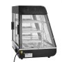 Calentador de alimentos comercial de 3 niveles VEVOR, calentador de alimentos de 1200 W con luz, estante ajustable y pantalla de temperatura, calentamiento a vapor de 30 ℃ ~ 85 ℃, 111 L para hamburguesas, pizzas, pan, pollo frito