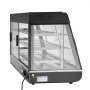 Calentador de alimentos comercial de 3 niveles VEVOR, calentador de alimentos de 1500 W con luz, estante ajustable y pantalla de temperatura, calentamiento a vapor de 30 ℃ ~ 85 ℃, 180 L para hamburguesas, pizzas, pan, pollo frito