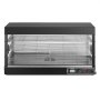 Calentador de alimentos comercial de 3 niveles VEVOR, calentador de alimentos de 1500 W con luz, estante ajustable y pantalla de temperatura, calentamiento a vapor de 30 ℃ ~ 85 ℃, 180 L para hamburguesas, pizzas, pan, pollo frito