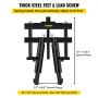 Extractor de camisas de cilindro VEVOR con patas de acero ajustables y tornillo guía para anchos de 3,7&quot; a 6,2&quot;