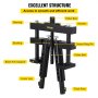 Extractor de camisas de cilindros VEVOR con piezas etiquetadas para un trabajo suave y eficiente.
