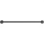 VEVOR Pasamanos Escalera 60 cm Pasamanos de Pared Acero al Carbono Acabado Mate Carga 200 kg Pasamanos Estilo Industrial Ø32 mm Pasamanos Montaje en Pared Kit Completo Negro para Interior y Exterior