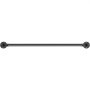 VEVOR Pasamanos Escalera 60 cm Pasamanos de Pared Acero al Carbono Acabado Mate Carga 200 kg Pasamanos Estilo Industrial Ø32 mm Pasamanos Montaje en Pared Kit Completo Negro para Interior y Exterior