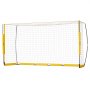 VEVOR Portable Soccer Goal, 12x6 ft Adults Kids Backyard Soccer Net, Large Practice Soccer Net, Steel Fiberglass Structure Training Goal Set, All-Weather Outdoor Soccer Goals with Carry Bag, Yellow