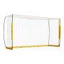 VEVOR Portable Soccer Goal, 12x6 ft Adults Kids Backyard Soccer Net, Large Practice Soccer Net, Steel Fiberglass Structure Training Goal Set, All-Weather Outdoor Soccer Goals with Carry Bag, Yellow