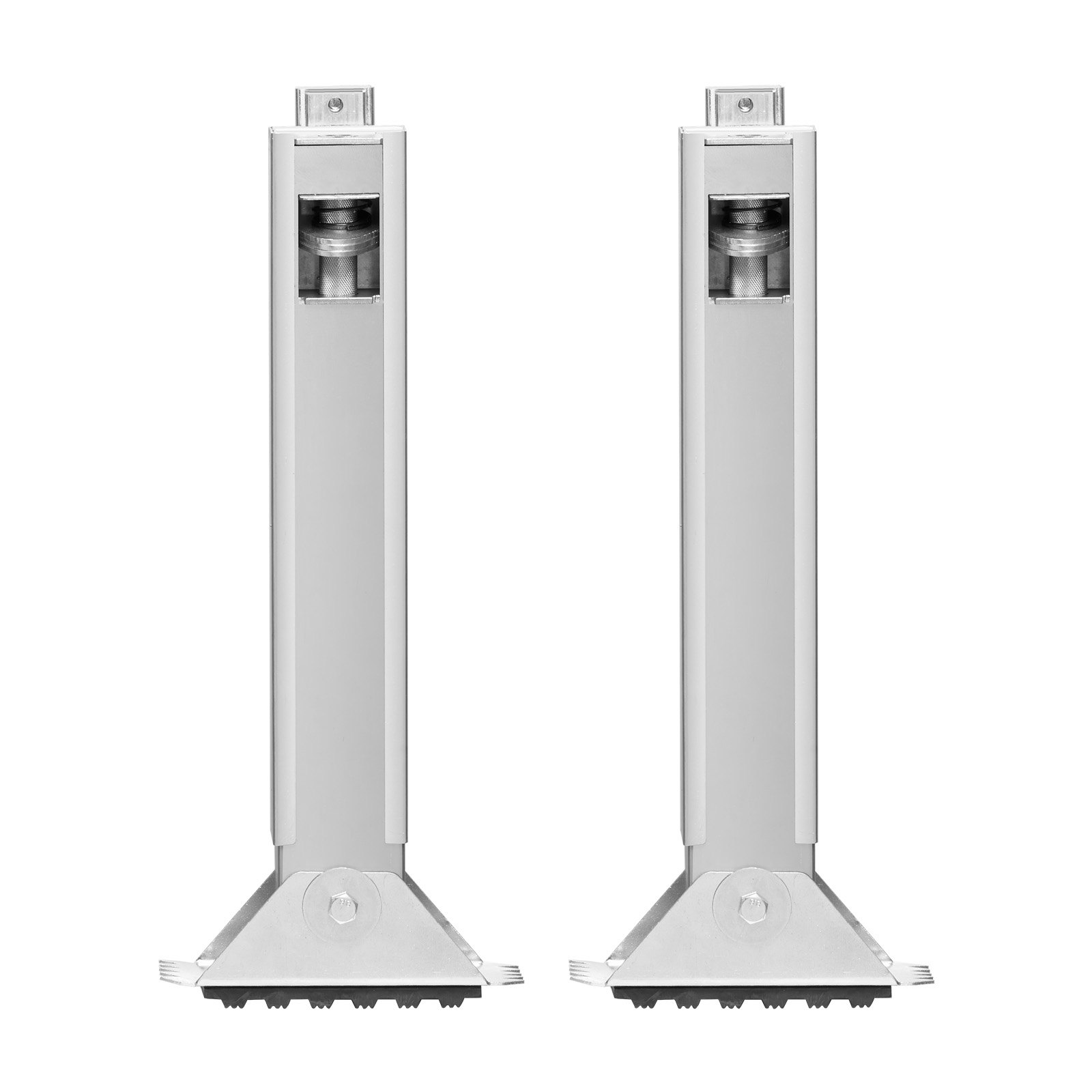 VEVOR Ladder Leveler, 288 mm Extendable Steel Ladder Leveling Tool, Quick Release, Stair Ladder Stabilizer, Easy to Use, Extension Ladder Accessory for Uneven Ground