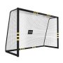 VEVOR Portería de Fútbol de 3 x 2 m, con Tubos de Hierro, Red de PE y Acolchado de Espuma, Marco Robusto y Estable, con Estacas para Suelo, para Entrenamiento al Aire Libre, para Jóvenes y Adultos