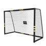VEVOR Portería de Fútbol de 3 x 2 m, con Tubos de Hierro, Red de PE y Acolchado de Espuma, Marco Robusto y Estable, con Estacas para Suelo, para Entrenamiento al Aire Libre, para Jóvenes y Adultos