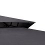 VEVOR Gazebo para Barbacoa, Refugio de Acero para Barbacoa con Recubrimiento en Polvo 243 x 150 x 250 cm con Techo de 2 Niveles, 2 Estantes Laterales y 8 Ganchos para Patio, Jardín, Exterior