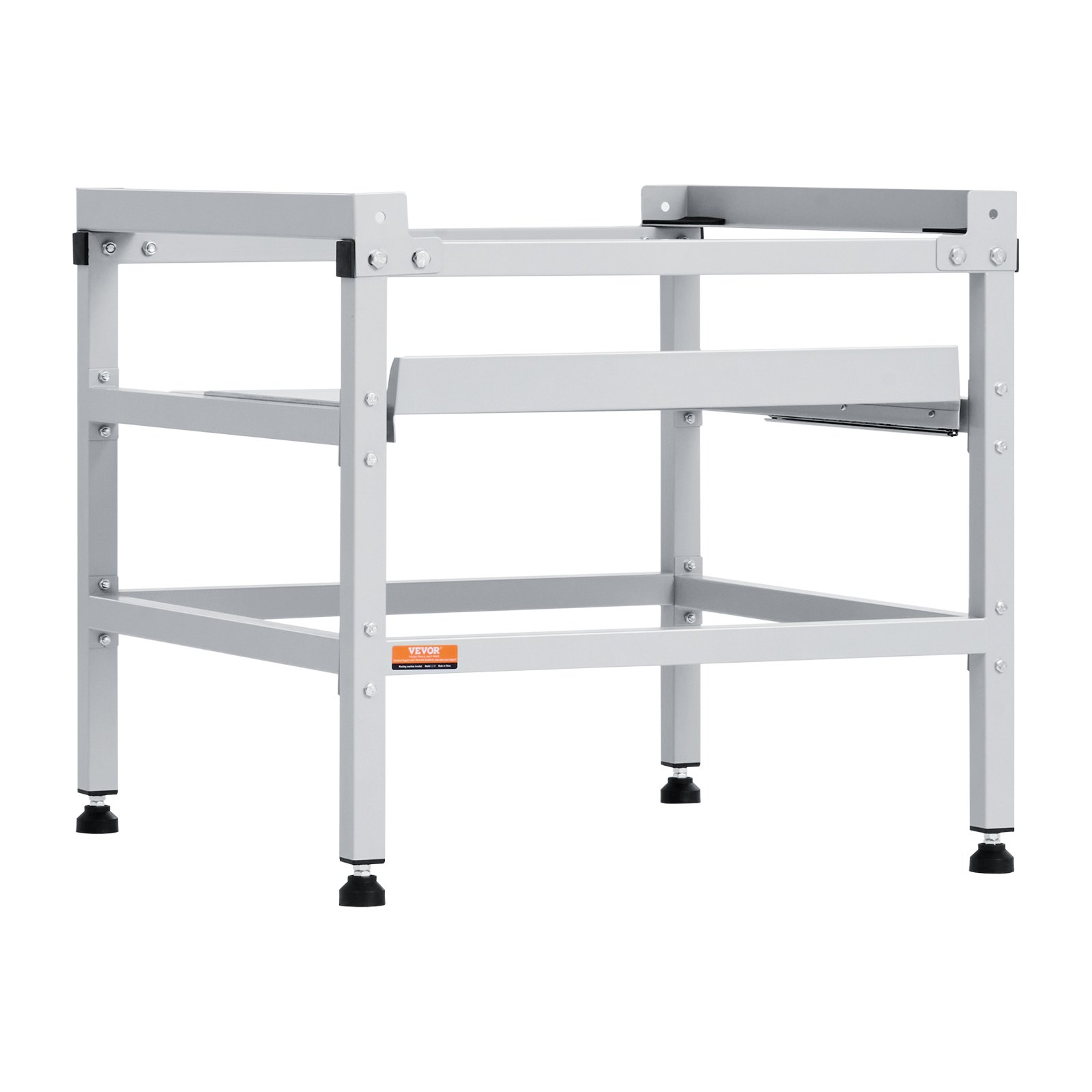 VEVOR Soporte para lavadora de 640 x 635 mm Pedestal para Lavadora de Acero al Carbono Capacidad de Carga de 136 kg Base de Pedestal para Lavadora y Secadora con Bandeja para Levantar Lavadoras
