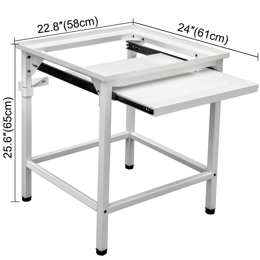 Vevor Base Lavadora Pedestal Para Lavadora Hierro Blanco 61 X 58 X 65 Cm 150 Kg