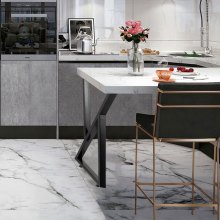 VEVOR Patas para Mesas 28 " x 24 ", Conjunto de Patas de Mesa 28 " x 24 ", Patas para Muebles, Patas Mesa, Patas de Mesa Metal, Patas para Mesa
