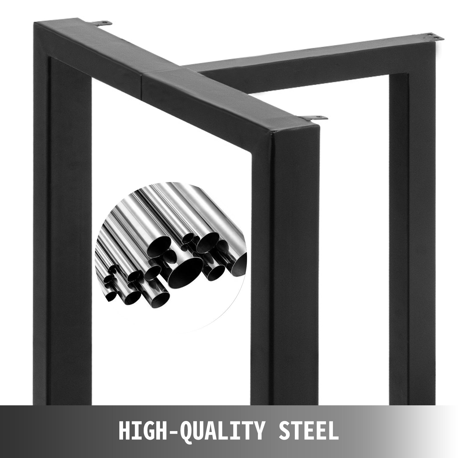 VEVOR Patas para Mesas 28 " x 24 ", Conjunto de Patas de Mesa 28 " x 24 ", Patas para Muebles, Patas Mesa, Patas de Mesa Metal, Patas para Mesa, de Forma T