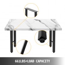 VEVOR Patas para Mesas 28 " x 20 ", Conjunto de Patas de Mesa 28 " x 20 ", Patas para Muebles, Patas Mesa, Patas de Mesa Metal, Patas para Mesa, de Forma Trapezoidal