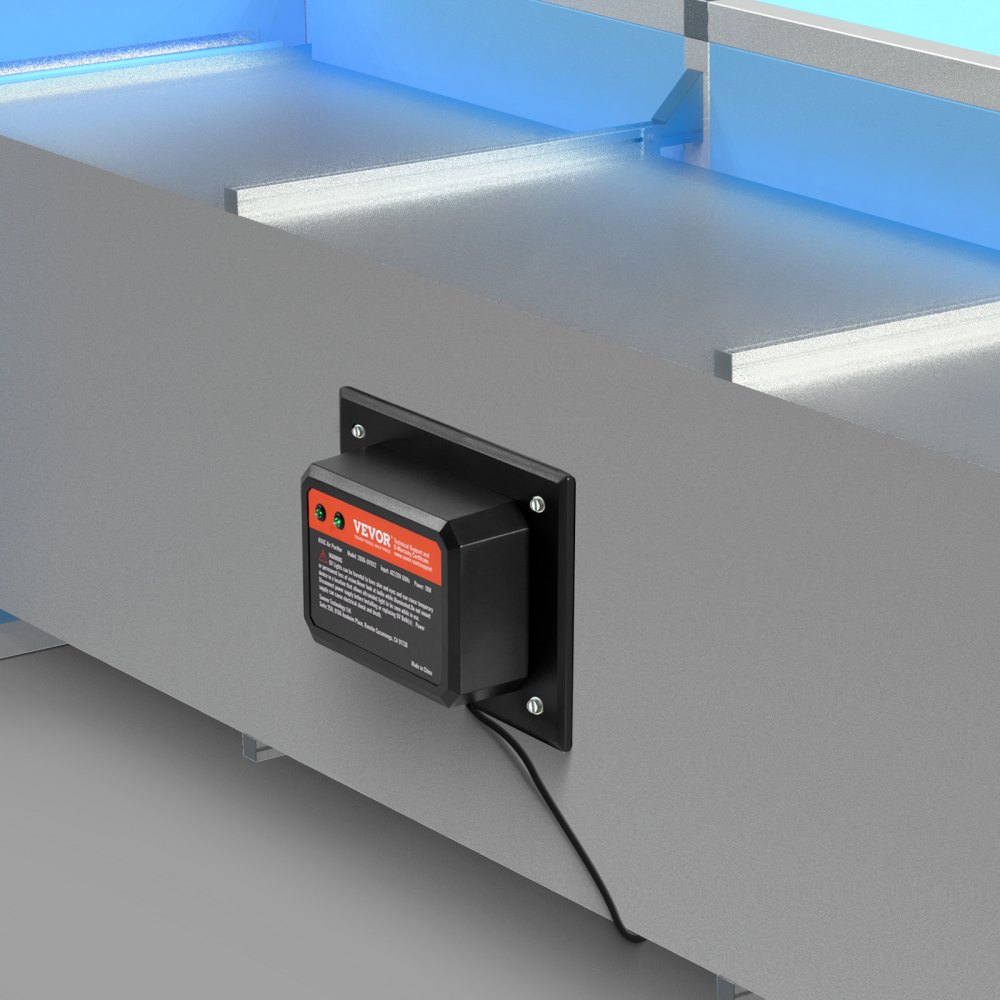 VEVOR Purificador de Aire HVAC para Toda la Casa, 18 W, Luz Ultravioleta para Conducto de Aire Acondicionado, con 2 Bombillas de Repuesto, para Sistemas de Aire Acondicionado, 175 x 126 x 217 mm