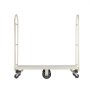 VEVOR U-Boat Platform Truck Dolly, 907.18 kg Load Capacity, Heavy Duty Steel Utility Cart, Industrial Hand Push Truck with Six Wheels and Dual Detachable Handles, for Warehouse, 1525 x 410 x 1510 mm