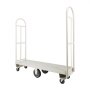VEVOR U-Boat Platform Truck Dolly, 907.18 kg Load Capacity, Heavy Duty Steel Utility Cart, Industrial Hand Push Truck with Six Wheels and Dual Detachable Handles, for Warehouse, 1525 x 410 x 1510 mm