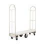 VEVOR U-Boat Platform Truck Dolly, 907.18 kg Load Capacity, Heavy Duty Steel Utility Cart, Industrial Hand Push Truck with Six Wheels and Dual Detachable Handles, for Warehouse, 1525 x 410 x 1510 mm