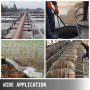 250w Bomba De Aguas Sucias Sumergible 8000l/h Interruptor Flotante Sewage Pump