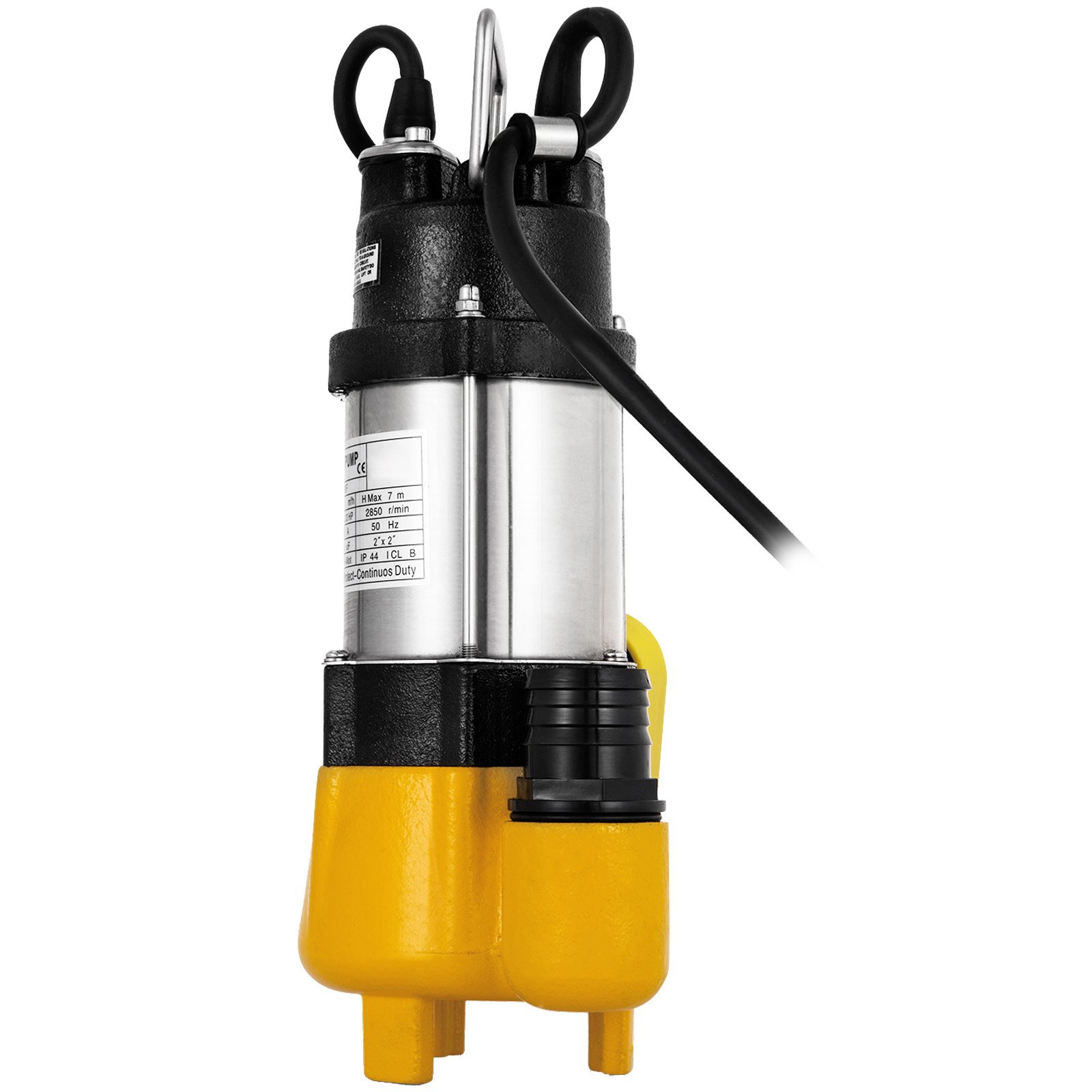 250w Bomba De Aguas Sucias Sumergible 8000l/h Interruptor Flotante Sewage Pump