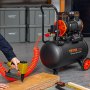 VEVOR Compresor de Aire de 35 L Compresor de Aire sin Aceite 1800 W Presión Máxima de 3,5 Mpa Motor sin Aceite 70 dB para Reparación de Automóviles Inflado de Neumáticos Pintura a Pistola
