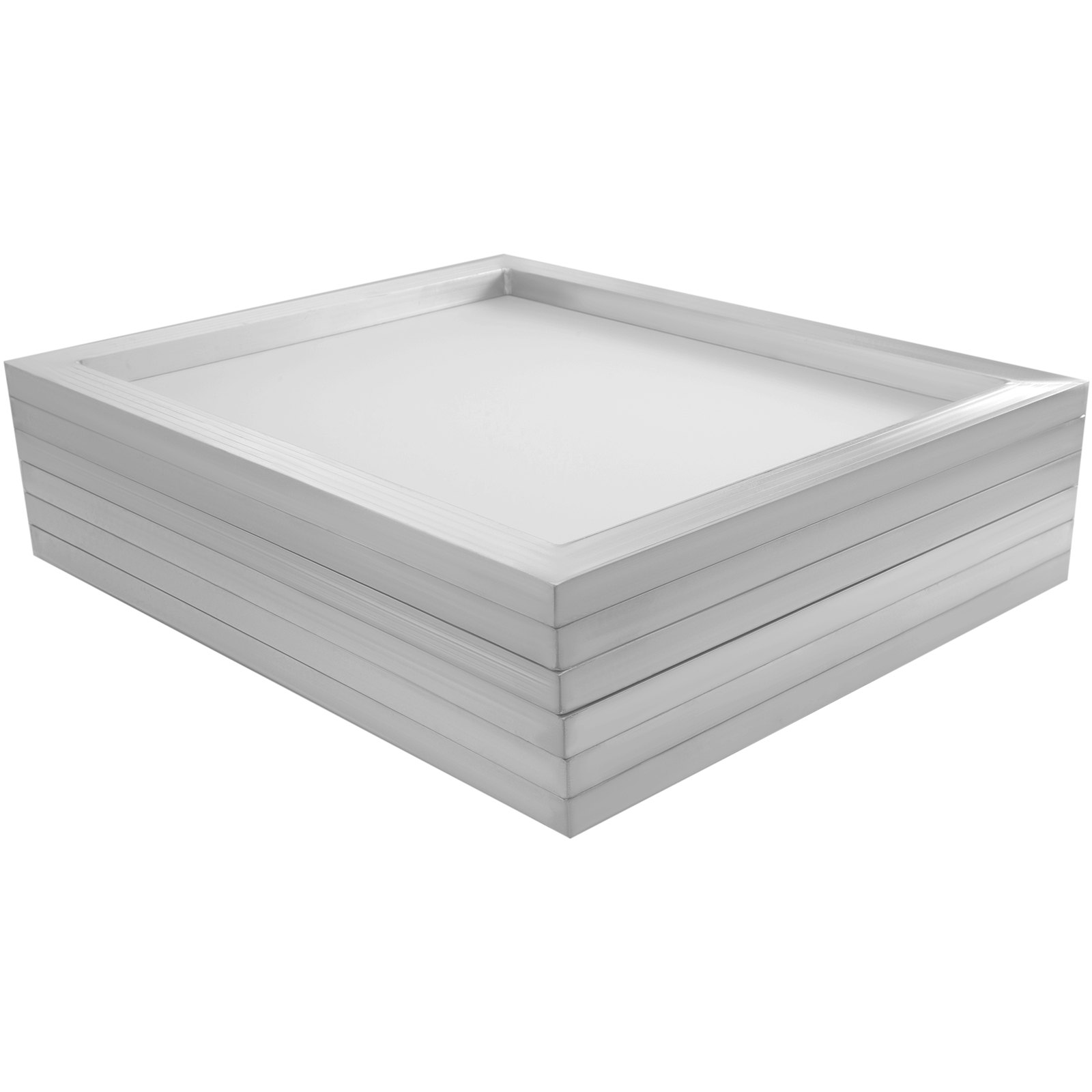 VEVOR Marco de Impresión de Pantalla de Aluminio de Serigrafía,6 Piezas, 45.7x50.8cm, Marco para Seda Impresión con 160 Cuenta de Mallas Blancas