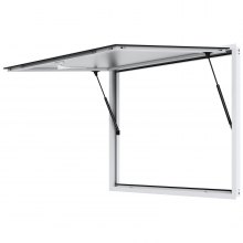 VEVOR Toldo para Puesto Comida con Ventana Camiones de Comida 1248 x 943 x 80 mm