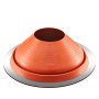 VEVOR Bota de Tapajuntas para Tuberías de Techo, a Tuberías con Diámetro Exterior 254-483 mm, -74 ℃-225 ℃, Base de Metal Roja Redonda Duradera, para Chimeneas, Estufas de Leña, Φ645 x 200 mm