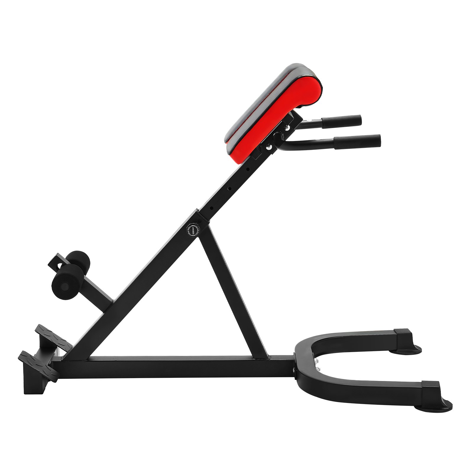 VEVOR Banco de Hiperextensión con Silla Romana, Máquina de Extensión Ajustable 136 kg, Equipo de Ejercicio Multifunción para Glúteos, Isquiotibiales, Espalda Baja y Abdominales, para Gimnasio