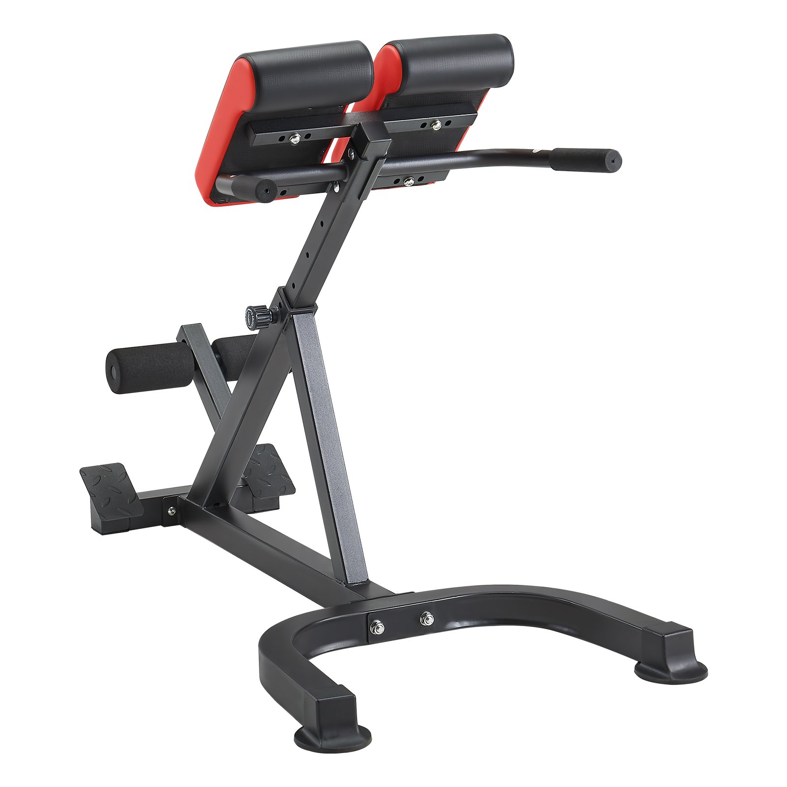 VEVOR Banco de Hiperextensión con Silla Romana, Máquina de Extensión Ajustable 136 kg, Equipo de Ejercicio Multifunción para Glúteos, Isquiotibiales, Espalda Baja y Abdominales, para Gimnasio