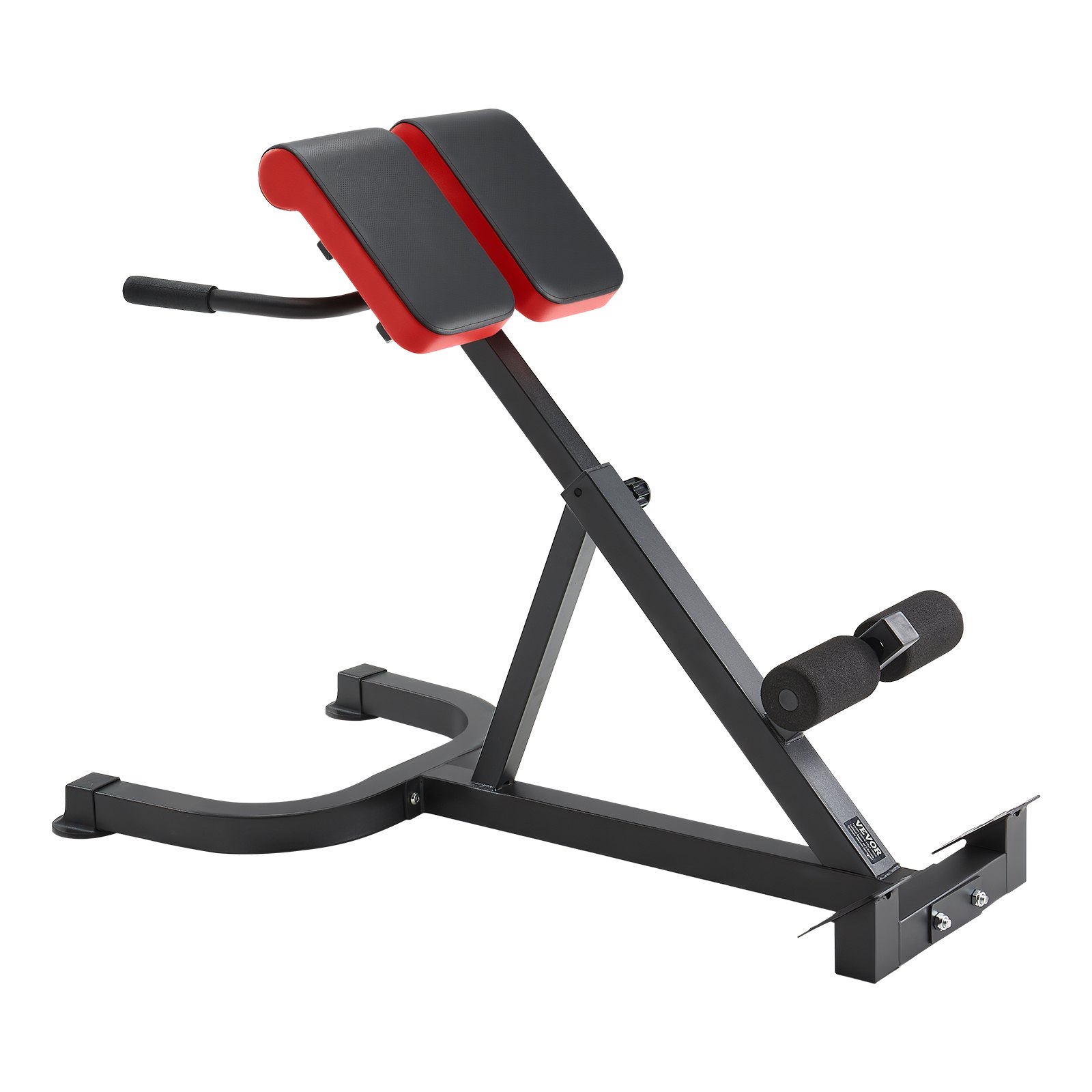 VEVOR Banco de Hiperextensión con Silla Romana, Máquina de Extensión Ajustable 136 kg, Equipo de Ejercicio Multifunción para Glúteos, Isquiotibiales, Espalda Baja y Abdominales, para Gimnasio