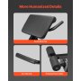 VEVOR Banco de Hiperextensión con Silla Romana, Máquina de Extensión Ajustable y Plegable de 113 kg, Equipo de Ejercicio Multifunción para Glúteos, Isquiotibiales, Espalda y Abdominales, Negro