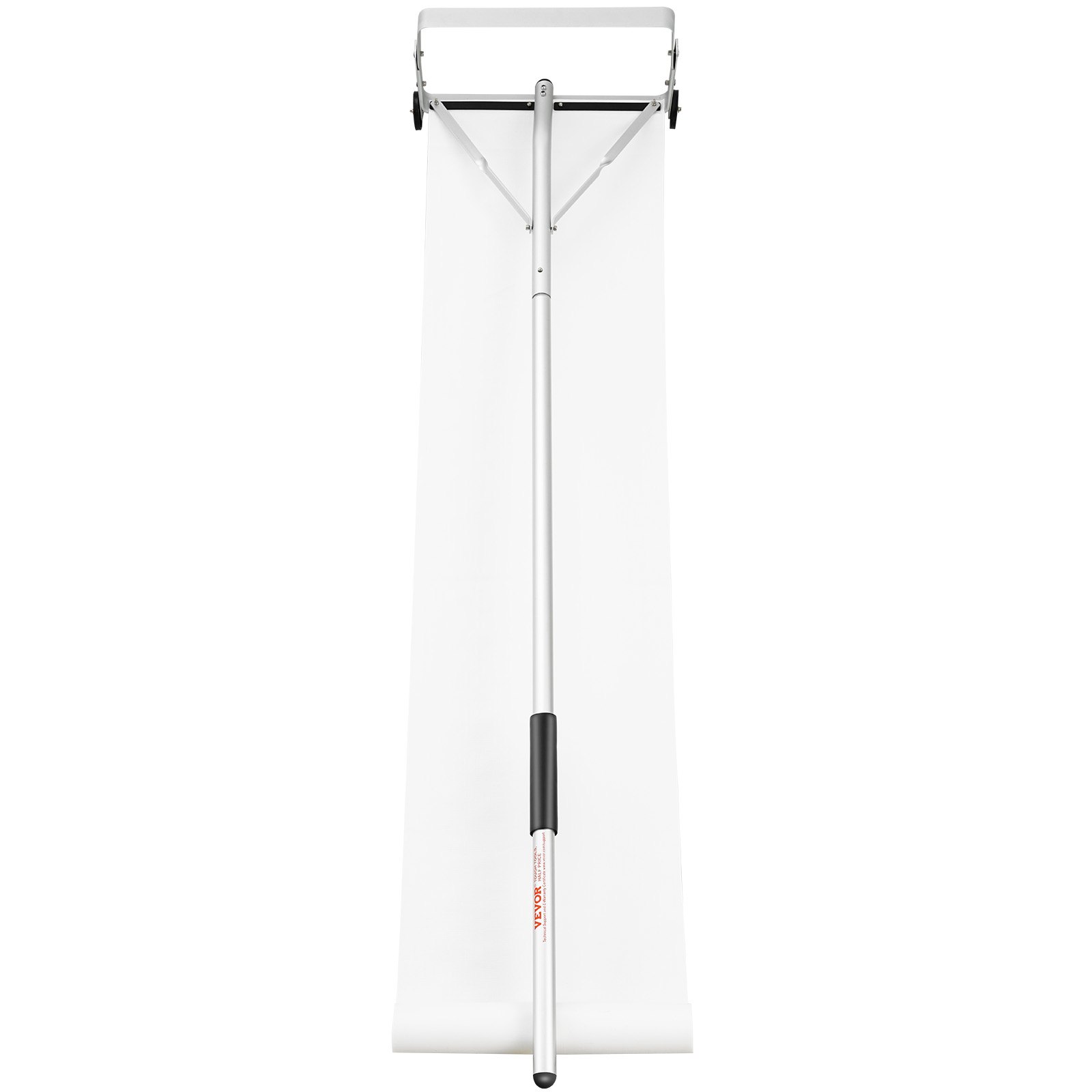 VEVOR Rastrillo de Nieve para Techo 47,4 cm Herramienta de Eliminación de Nieve ABS Alcance de 9 m con Ruedas Protectoras de Techo Mango Antideslizante Rastrillo Ajustable para Techo, Hojas, Nieve