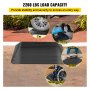 Vevor Rampa de silla de Rueda Goma 8,8cm Rampa de acceso Scooter Andador con motor