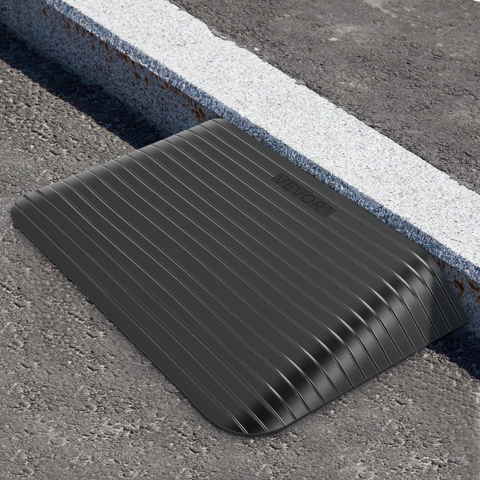 Vevor Rampa de silla de Rueda Goma 8,8cm Rampa de acceso Scooter Andador con motor