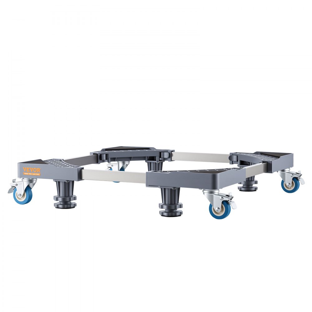 VEVOR Mini Soporte para Nevera Carga 181 kg Mueve Muebles Base Universal Móvil para Lavadora 4 Ruedas Giratorias Bloqueables Base para Frigoríficos, Secadoras, Lavadoras