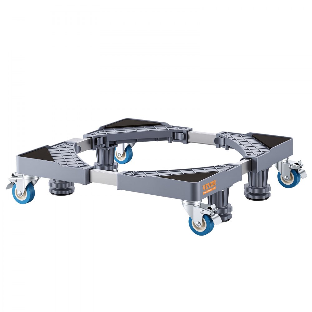 VEVOR Mini Soporte para Nevera Carga 181 kg Mueve Muebles Base Universal Móvil para Lavadora 4 Ruedas Giratorias Bloqueables Base para Frigoríficos, Secadoras, Lavadoras