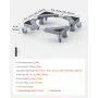 VEVOR Mini Soporte para Nevera Carga 181 kg Mueve Muebles Base Universal Móvil para Lavadora 4 Ruedas Giratorias Bloqueables Base para Frigoríficos, Secadoras, Lavadoras