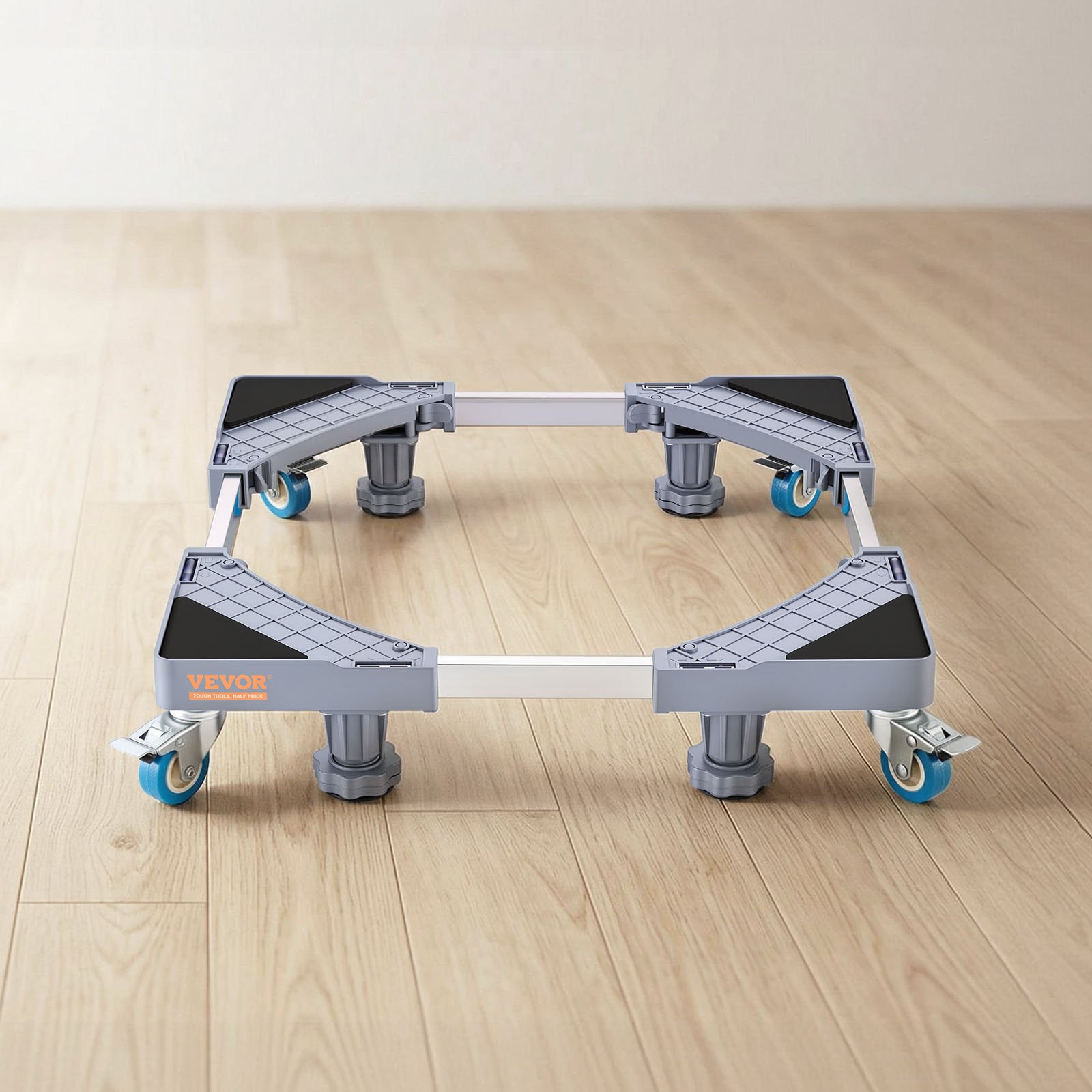 VEVOR Mini Soporte para Nevera Carga 181 kg Mueve Muebles Base Universal Móvil para Lavadora 4 Ruedas Giratorias Bloqueables Base para Frigoríficos, Secadoras, Lavadoras