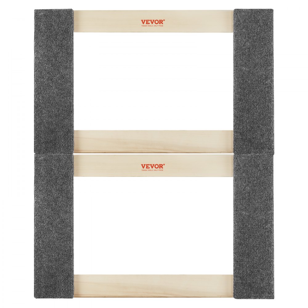 VEVOR Carro de mudanza, 2 piezas, mueve muebles de madera, capacidad de carga 454 kg cada uno, 762 x 457,2 x 130 mm, con 4 ruedas giratorias de PP de alta resistencia, manipulación portátil