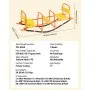 VEVOR Balancín Infantil, Capacidad de Carga de 90,7 kg, 2 Asientos Balancín de Metal con Asas, Equipo de Juegos al Aire Libre para Césped, Patio, Parque Infantil para Niños Mayores de 3 Años