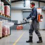 VEVOR Pulverizador de Mochila, 63 cc, Motor de 3 HP, con Tanque de 16 L, Sistema de Nebulización de Polvo y Líquido, para Jardinería, Agricultura e Invernaderos de Hortalizas, 490 x 290 x 660 mm