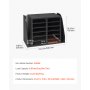 VEVOR Estante de Almacenamiento de Documentos 12 Compartimentos, Organizador de Archivos 59 x 30 x 41 cm, Clasificador de Literatura de Madera, para Archivos, Documentos, Papeles de Oficina, Negro