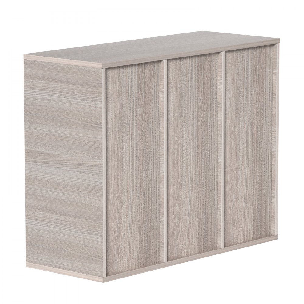 VEVOR Organizador de Literatura de Madera de 27 Ranuras de 800 x 305 x 630 mm, Estantes Ajustables de Tablero de Fibra de Densidad Media, Almacenamiento para Archivos, Documentos, Papeles, Gris